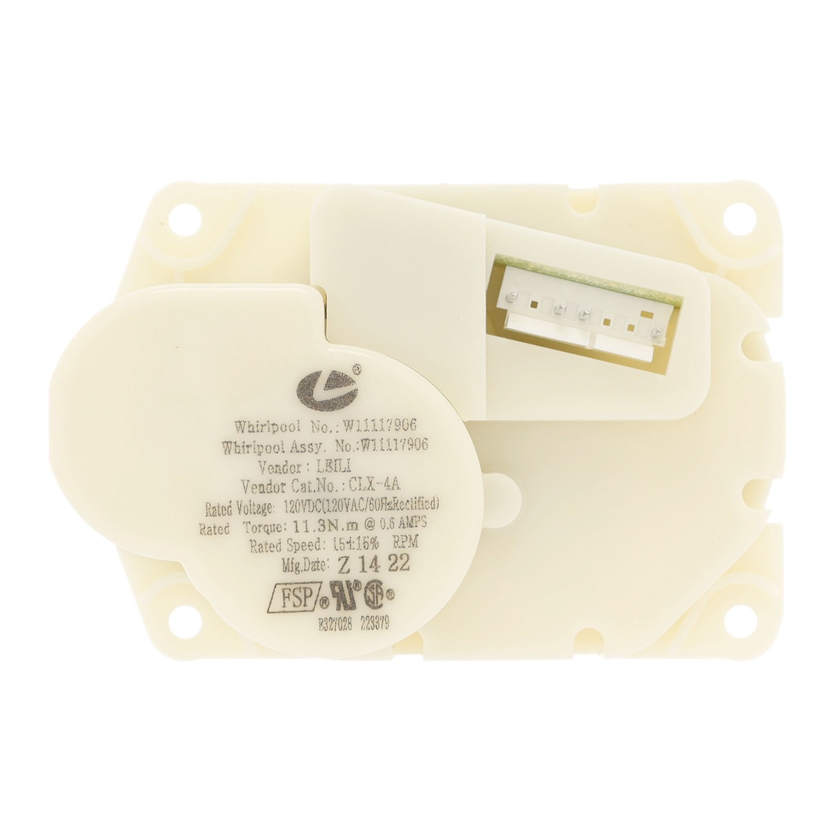 W11202789 - Genuine OEM Whirlpool Refrigerator Ice Dispenser Auger Motor